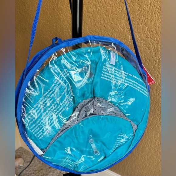 SwimWays Baby Spring Float, Blue and Green Baby Pool Float - Picture 3 of 6